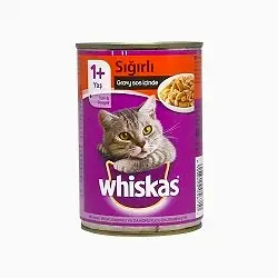 Whiskas Sığır Etli Kedi Konserve Maması (400 g)