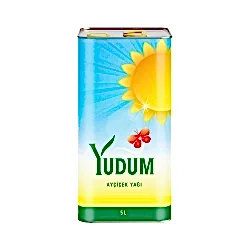 Yudum Ayçiçek Yağı Teneke  (5 L)