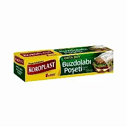Koroplast Orta Boy Buzdolabı Poşeti (24 x 38 cm)