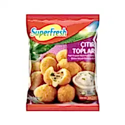 SuperFresh Ispanak ve Peynir Dolgulu Çıtır Toplar (360 g)