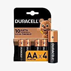 Duracell Aa Kalem Pil (4'lü)
