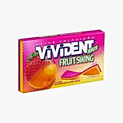 Vivident Cüzdan Çilek ve Mandalina Sakız (26 g)