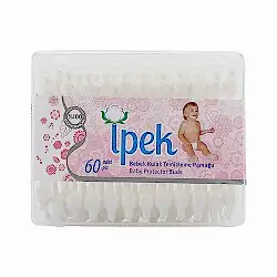 İpek Bebe Kulak Temizleme Pamuğu (60 Adet)