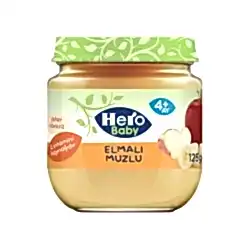 Hero Baby Elmalı Muzlu Kavanoz Maması (125 g)