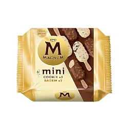 Algida Magnum Mini Cookie ve Bademli Dondurma (6'lı)