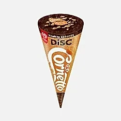 Algida Cornetto Disc Vanilya Karamel (130 ml)