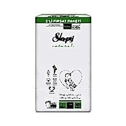 Sleepy Natural Cırtlı Bebek Bezi XXL No:7 (40'lı)