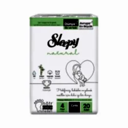 Sleepy Natural 4 Beden Bebek Bezi (20'li)