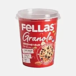 Fellas Kırmızı Meyveler Bardak Granola (50 g)
