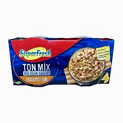 SuperFresh Ton Mix Fasulyeli Ton (2 x 150 g)